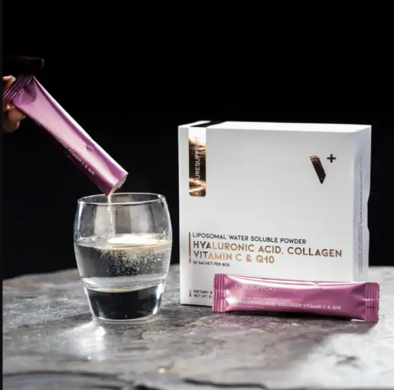 Liposomalni Hiyaluronic Acid, Collagen, Vitamin C & Q10